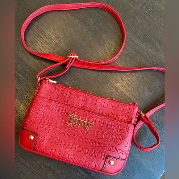 Red Juicy Couture Cross Body Bag NWOT - Picture 1 of 6